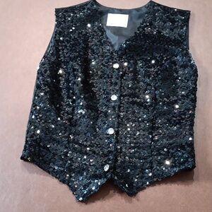 Vintage sequin vest